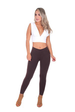 Bon Bon Up Women’s Cotton Leggings with Internal Shaper Pockets and Butt Lifter (REF.1165)