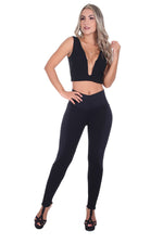 Bon Bon Up Black Side Leggings (REF.1220)