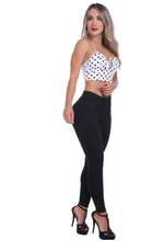 Bon Bon Up Black Designed Legging for Women with Internal Body Shaper and Butt Lifter (REF.1012)