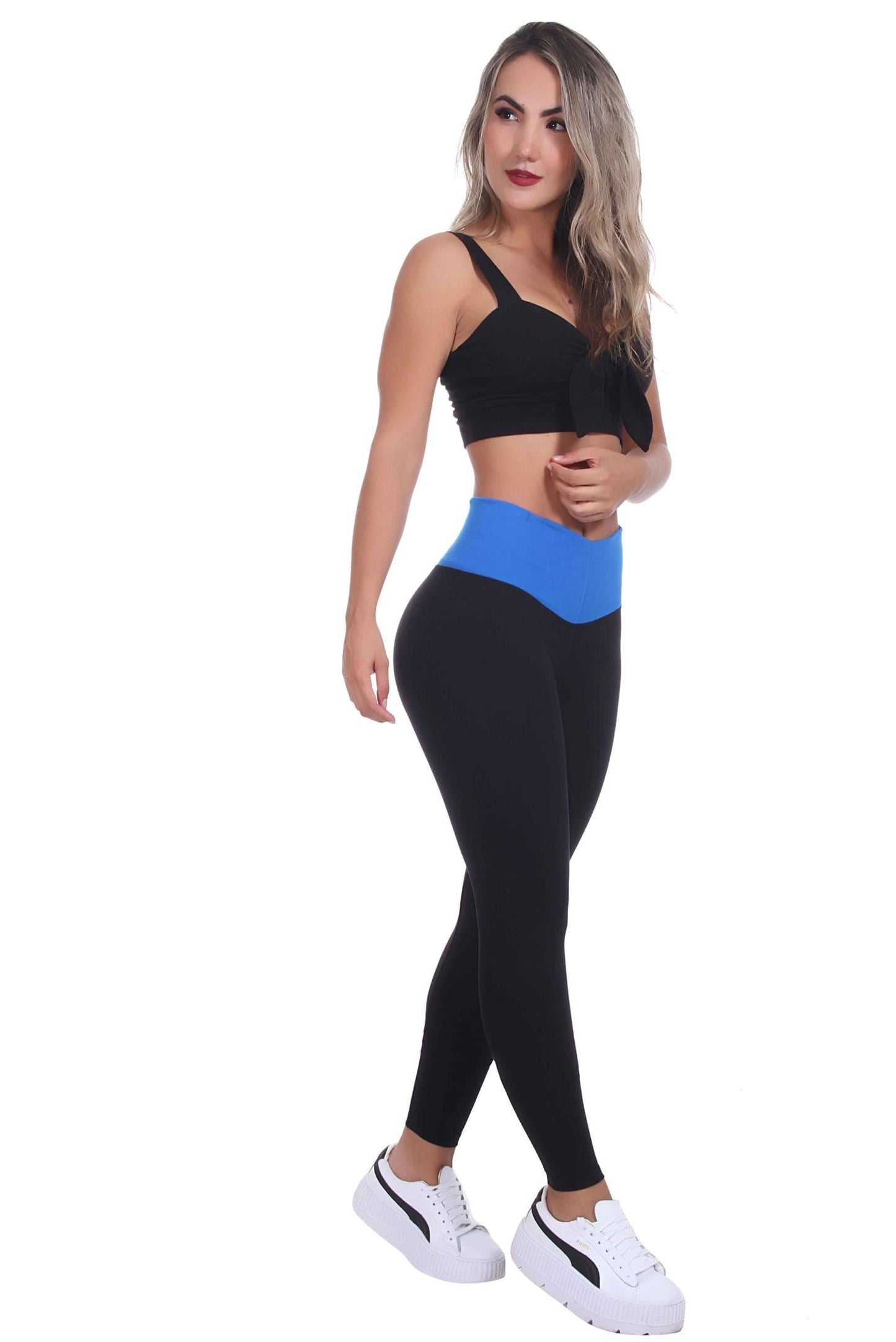 Bon Bon Up Designed Legging for Women with Internal Body Shaper and Butt Lifter (REF.1029)