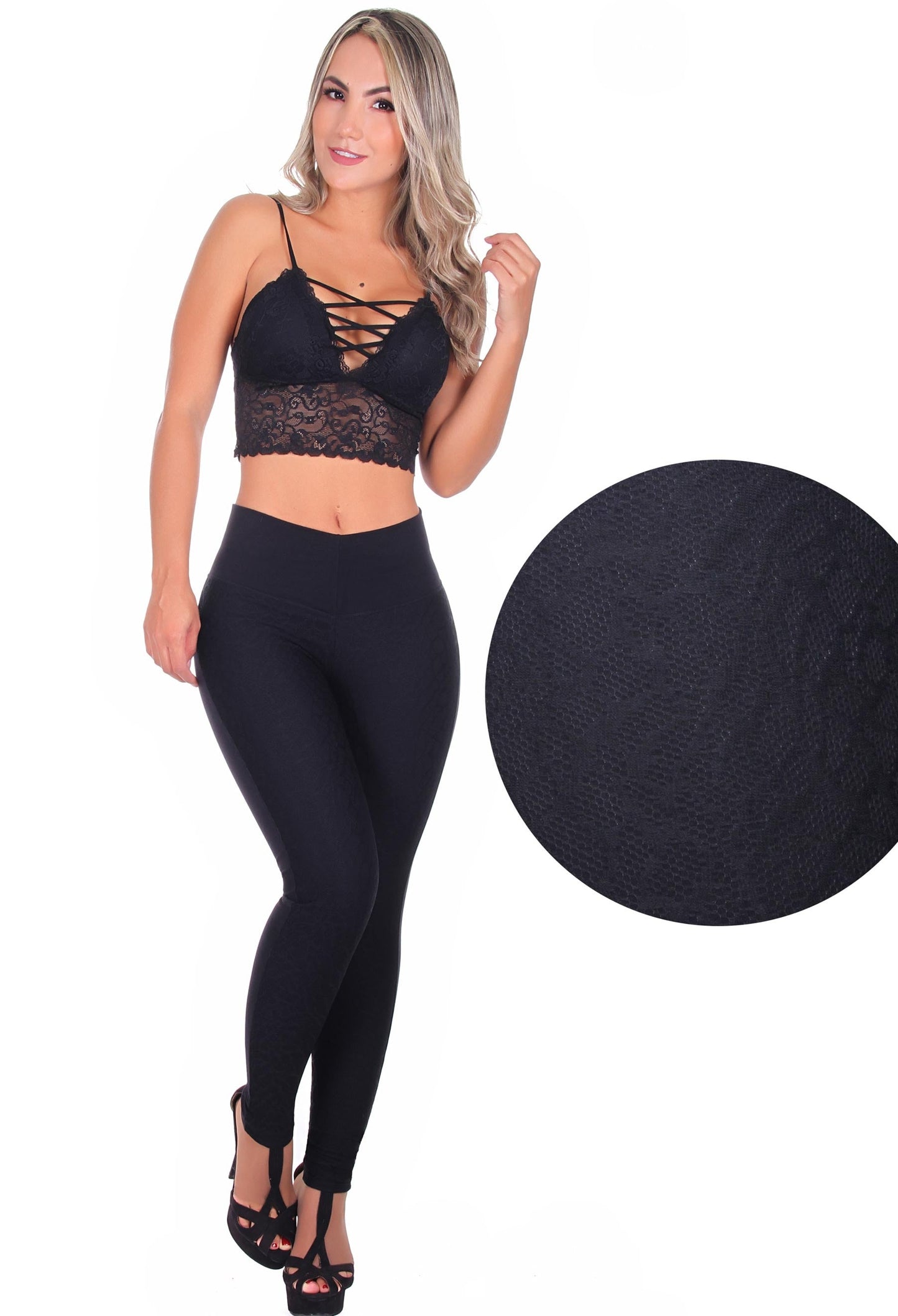 Bon Up Designed Legging for Women with Internal Body Shaper and Butt Lifter (REF.1053)