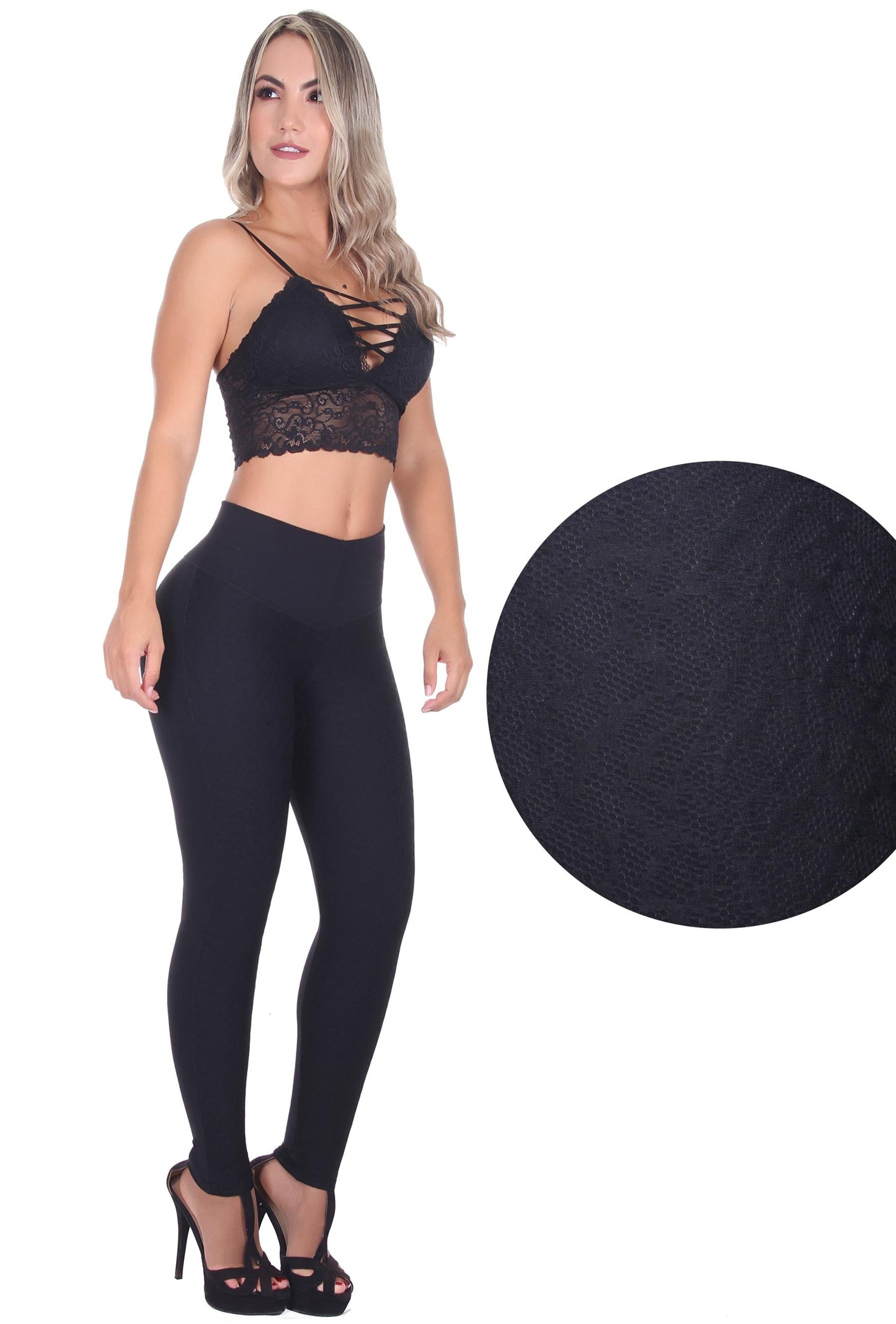 Bon Up Designed Legging for Women with Internal Body Shaper and Butt Lifter (REF.1053)