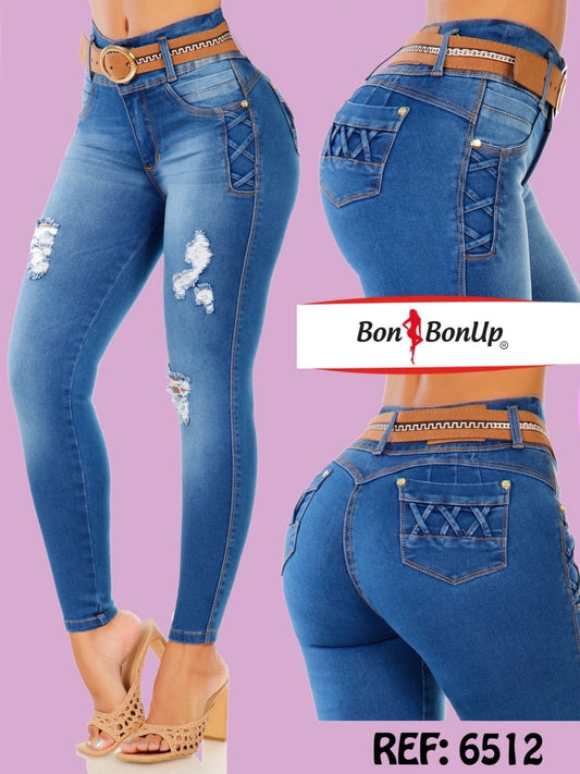 Bon Bon Up Jeans Levanta cola jeans colombianos butt lifter (REF.6512)