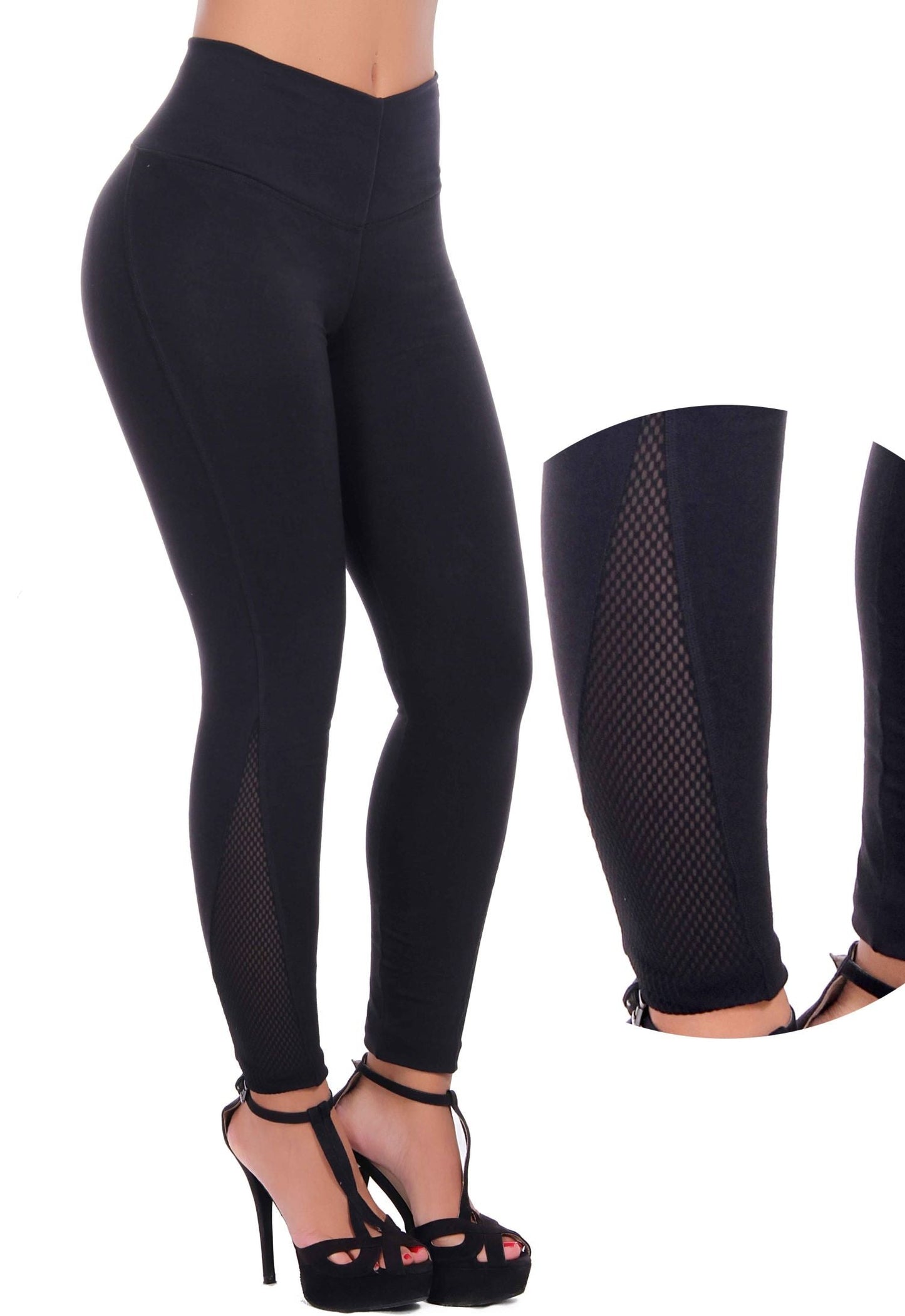 Bon Bon Up Designed Legging for Women with Internal Body Shaper and Butt Lifter (REF.1194)