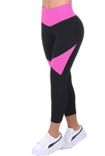 Bon Bon Up Designed Legging Pink for Women with Internal Body Shaper and Butt Lifter (REF.1223)