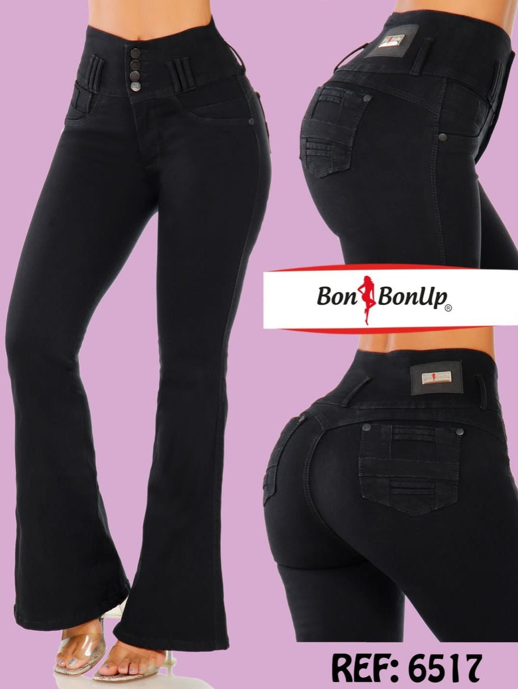 Bon Bon Up Jeans Levanta cola jeans colombianos butt lifter (REF.6517)