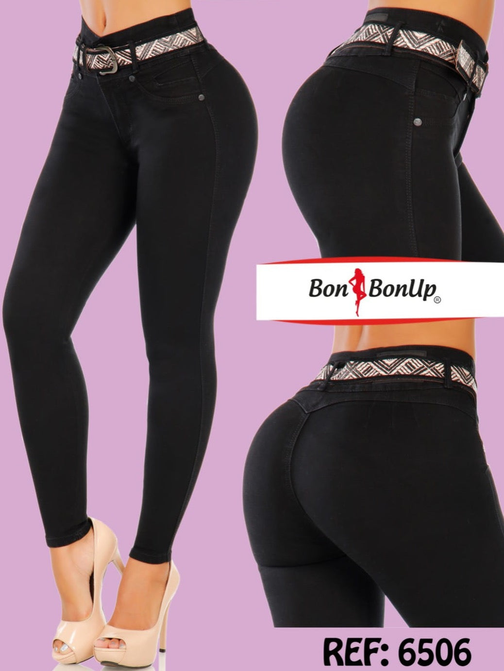 Bon Bon Up Jeans Levanta cola jeans colombianos butt lifter (REF.6506)