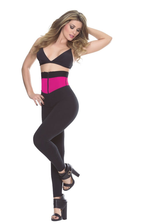 Bon Bon Up High Waist Leggings for Women with Internal Body Shaper and Butt Lifter (REF.1076)