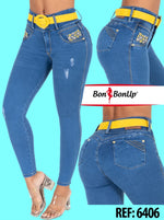 Bon Bon Up Jeans Levanta cola jeans colombianos butt lifter (REF.6406)